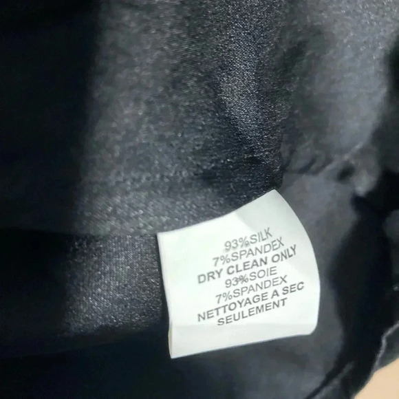 NWOT Trina  Turk black silk top - Picture 6 of 7